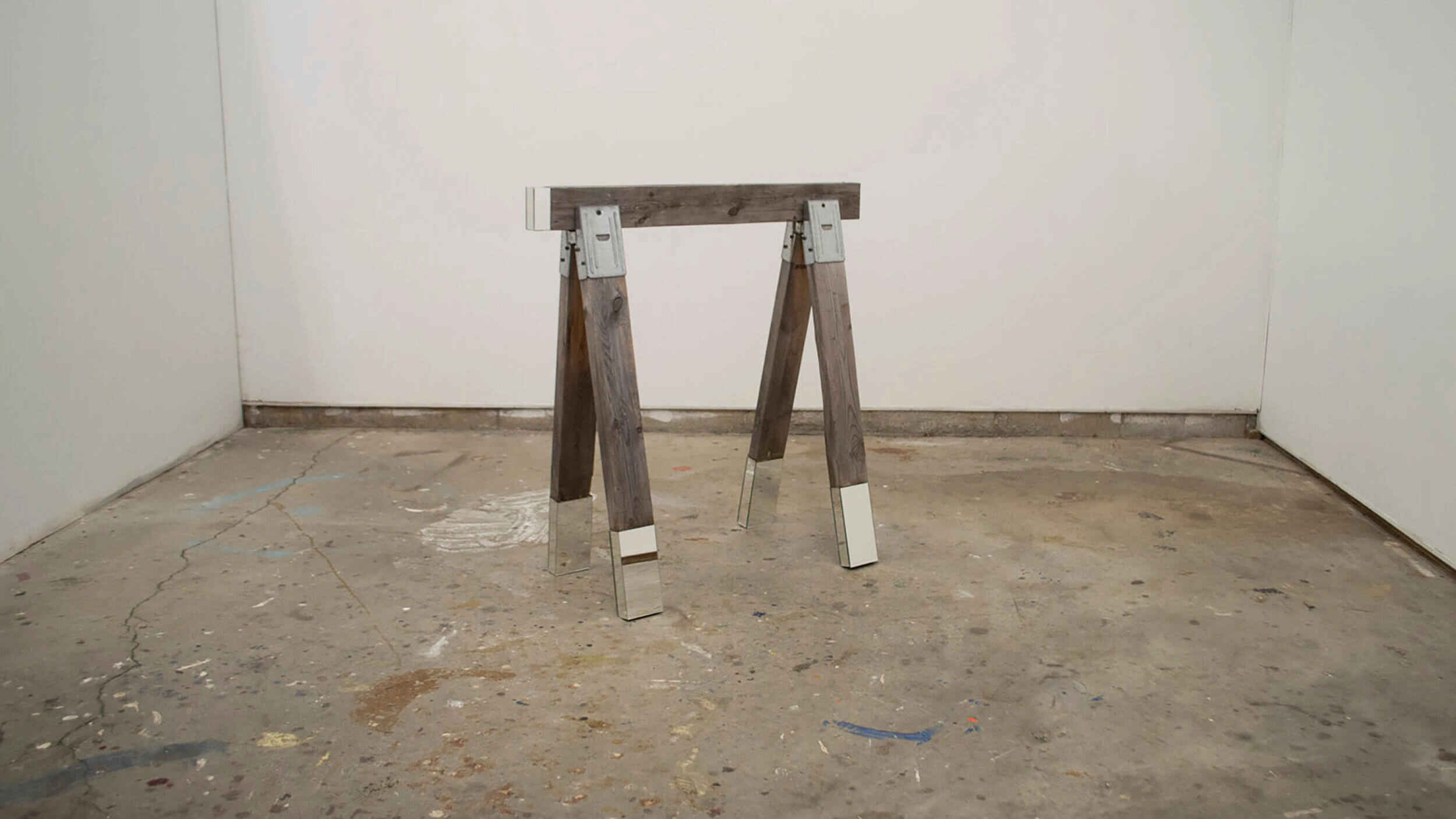 Sawhorse with Mirrored Booties by Bradley Weyandt